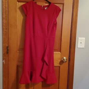 Red cocktail dress